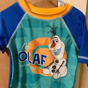 Kids swim shirt and shorts